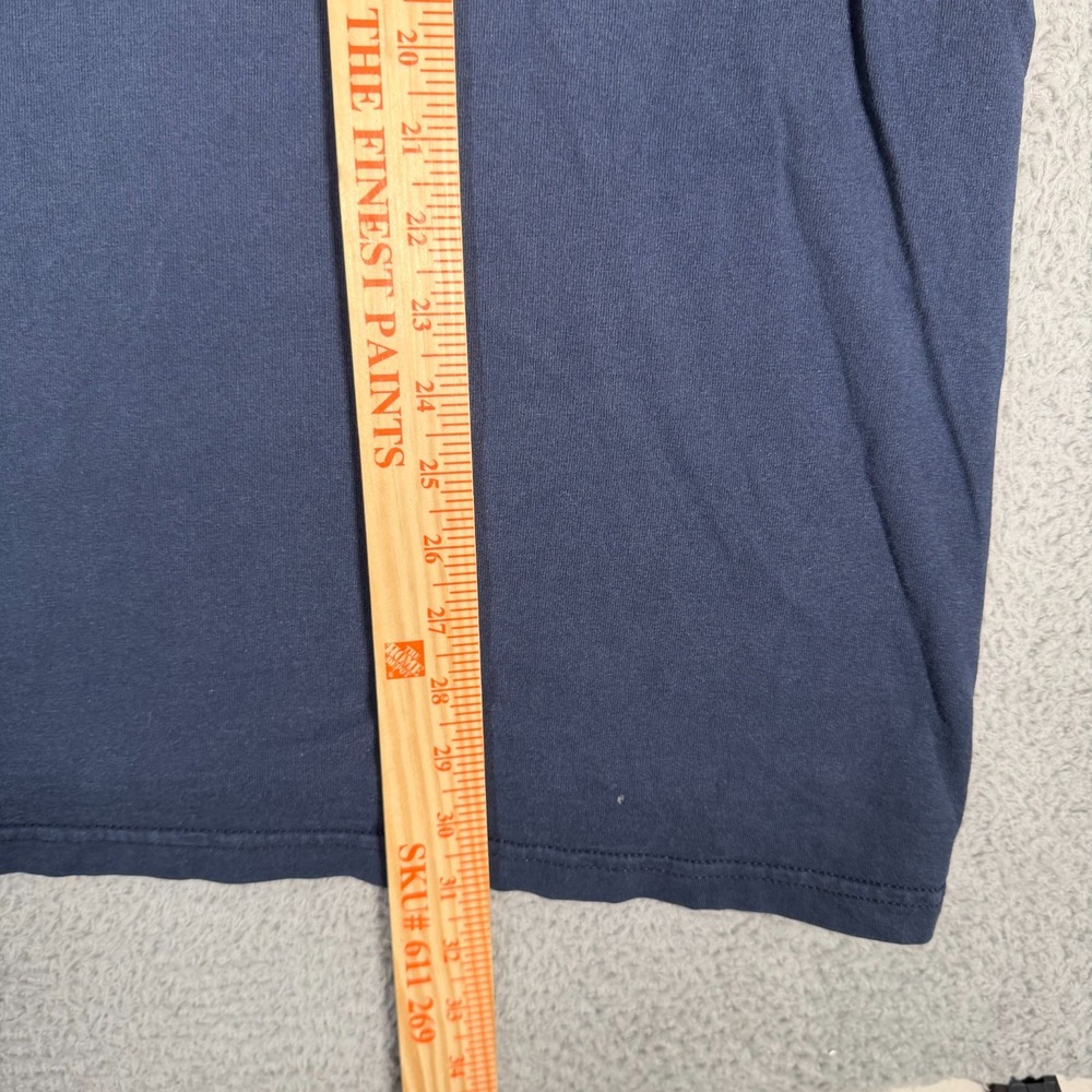 Notre Dame Fighting Irish Shirt Mens 2XL XXL Blue Ringer Champion Vtg Faded Tee - Picture 3 of 7